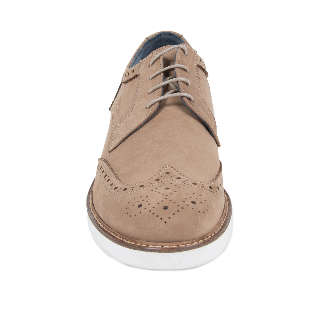 Zapato brogue para hombre V 1969 Italia Marrón HARRY 5141 NABUK VAR 3