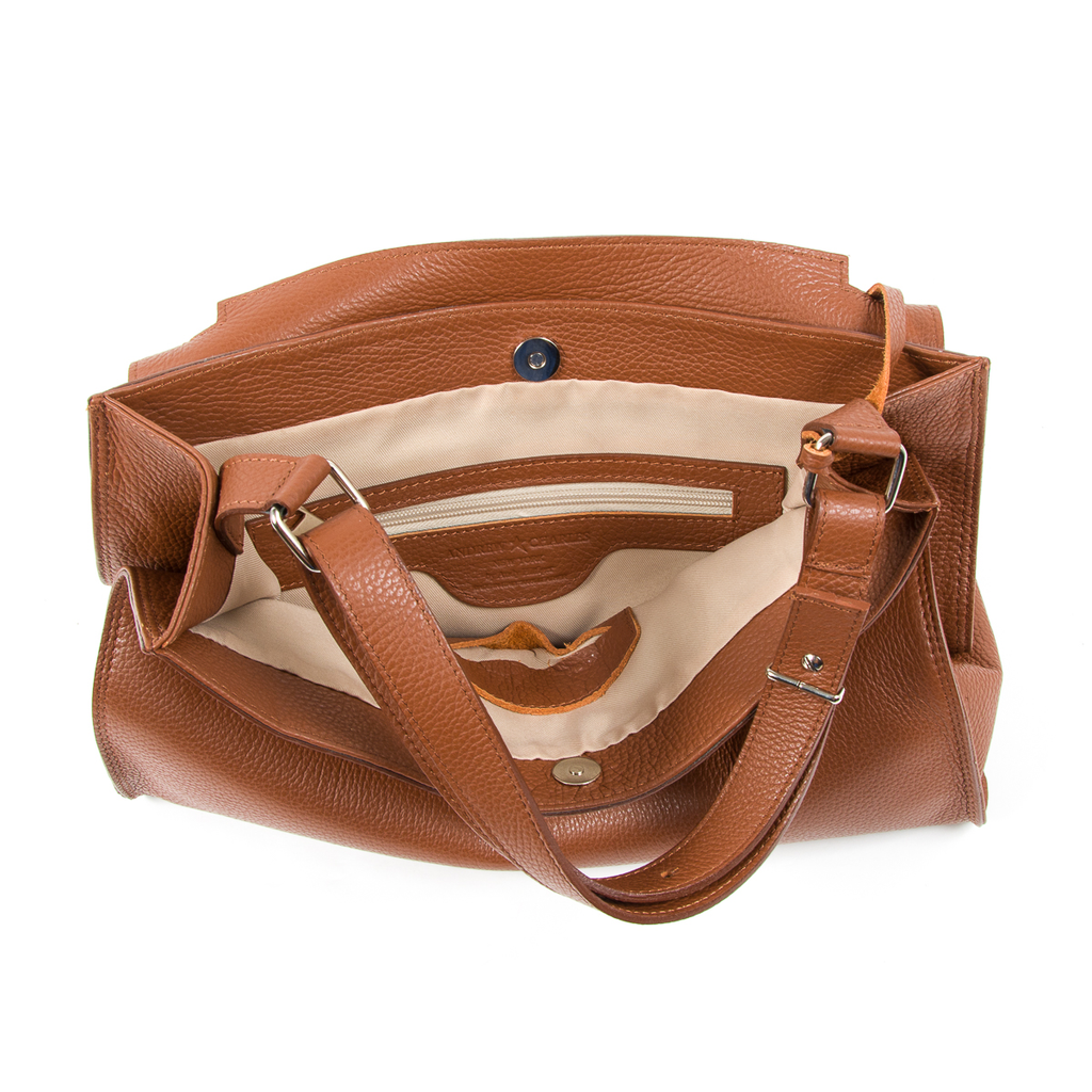 Bolso de mano para mujer Andrew Charles marrón GIADA