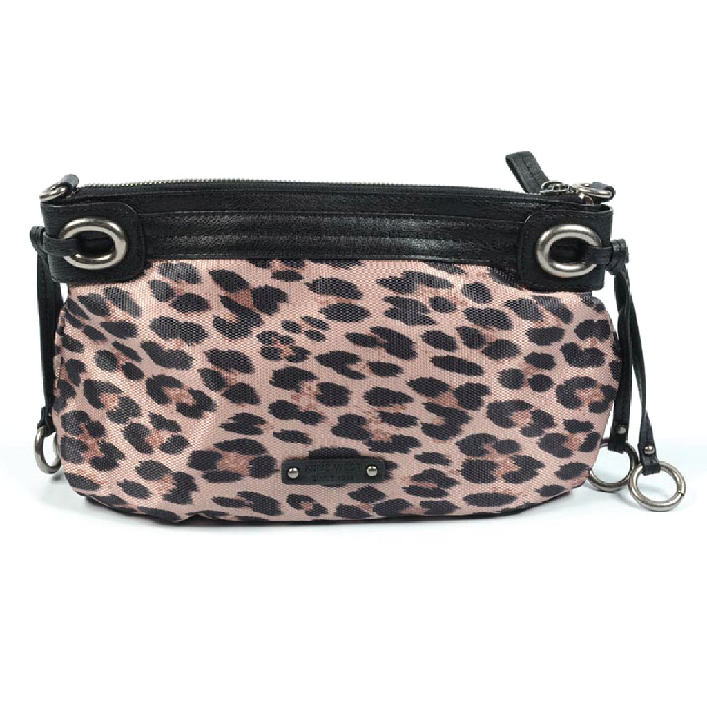 Bolso de mano para mujer Nine West 161412 LEOPR NEGRO