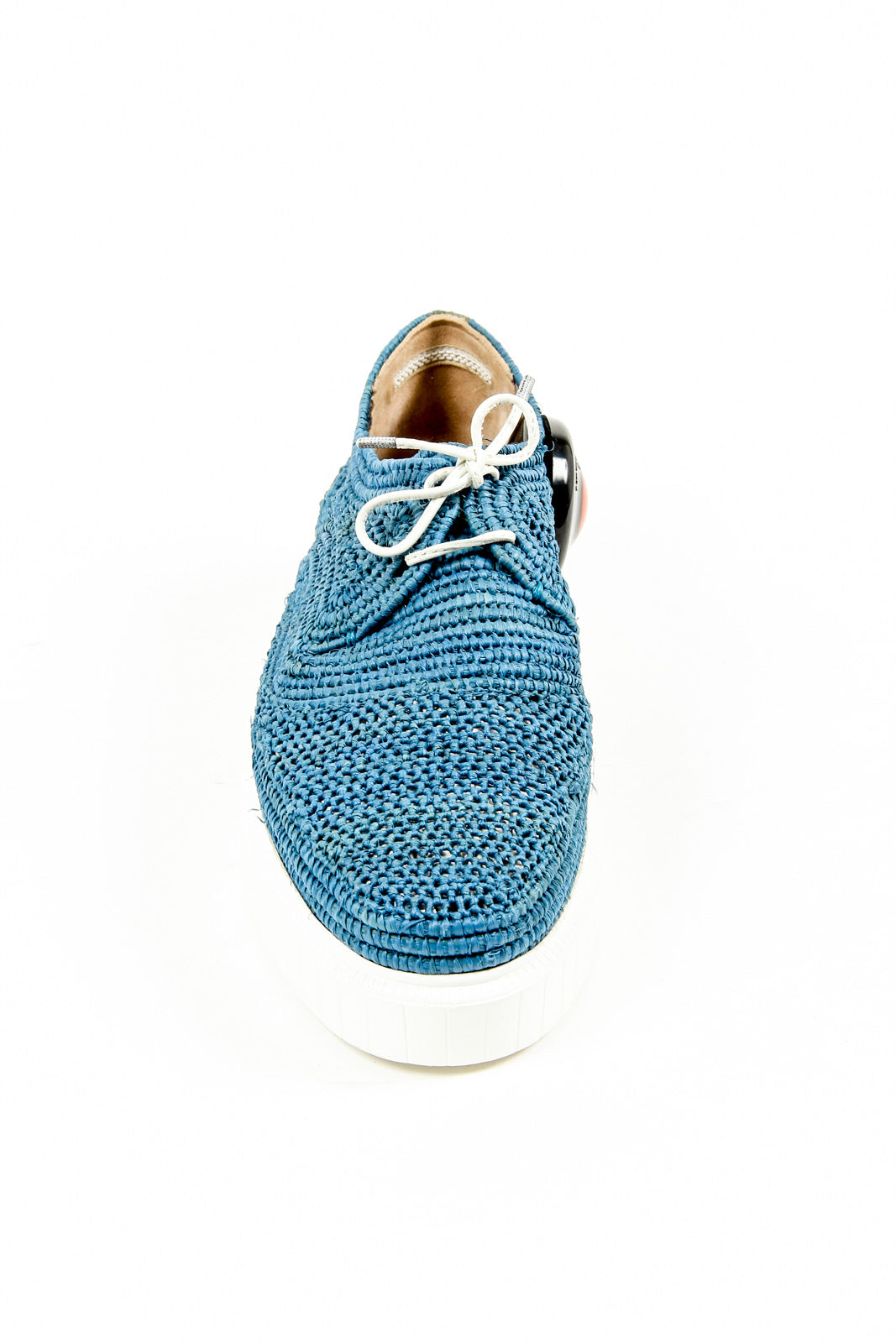 Robert Clergerie Paris Zapatilla para mujer POCO PAILLE BLEU DBL POUDRE