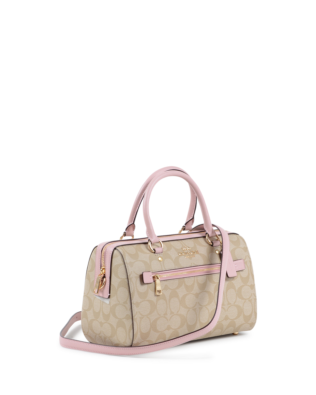Bolso de mano Coach para mujer beige 83607 BLOSSOM
