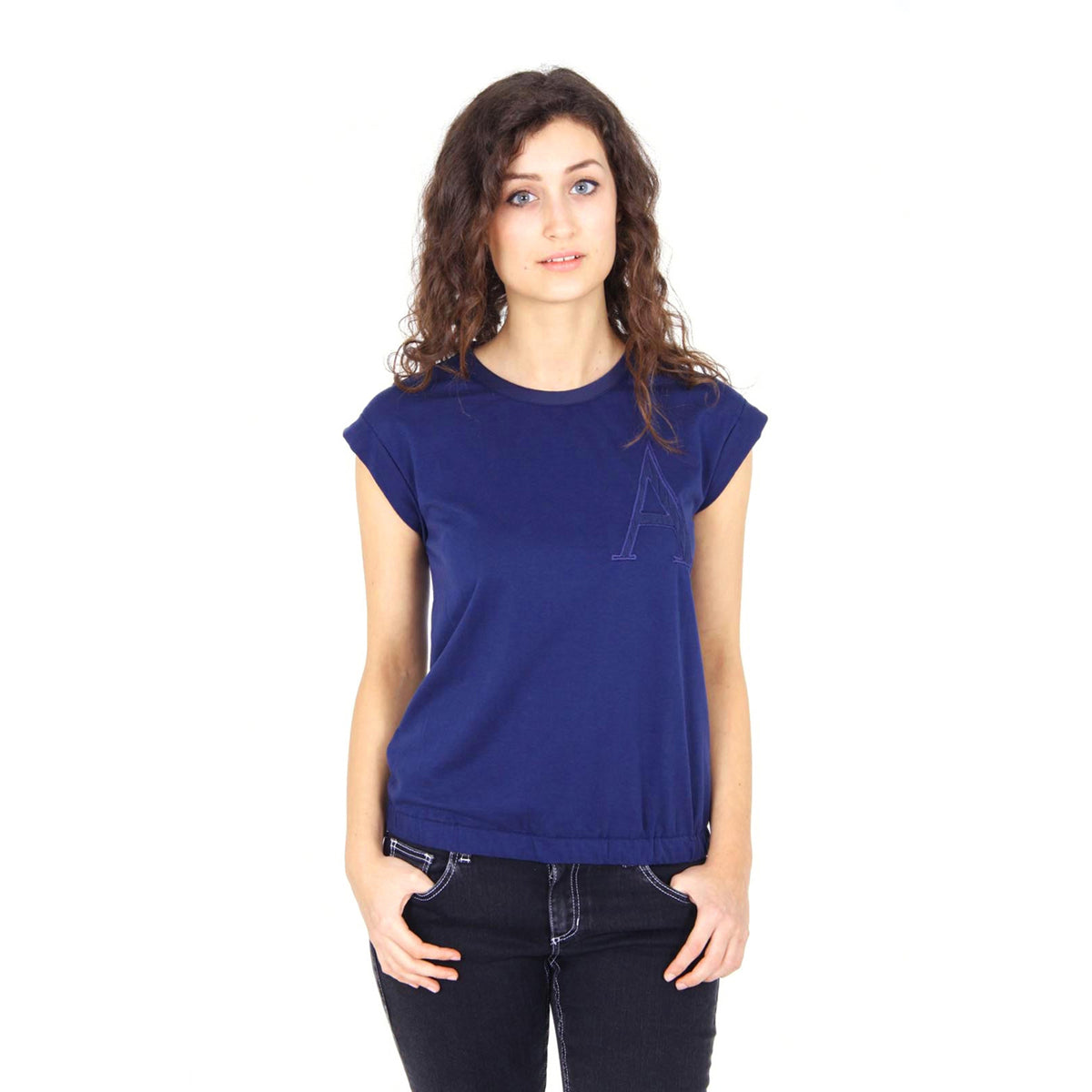 Camiseta de manga corta para mujer Emporio Armani AGH61 CQ 35