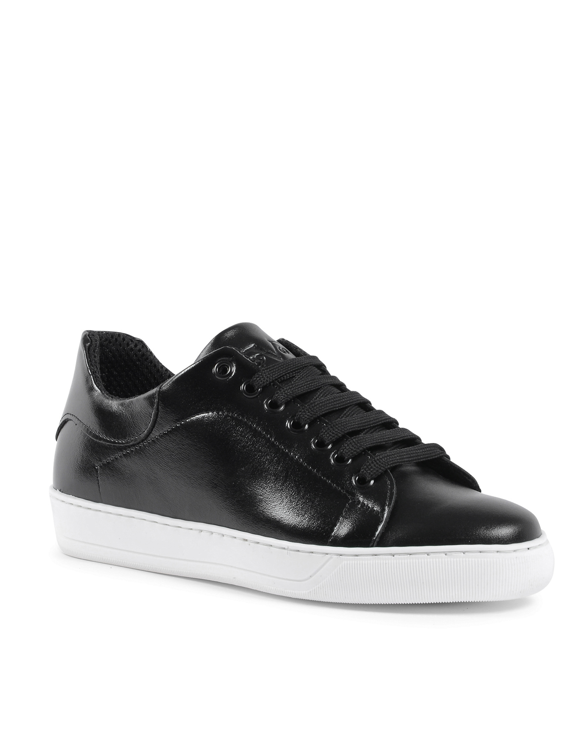 19V69 Italia Mens Sneaker Black 2120 VITELLO NERO