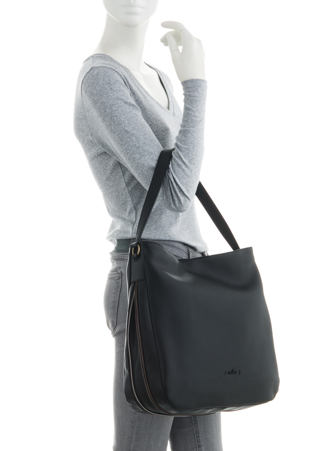 Bolso de mano Hogan para mujer, color negro, KBW00RE1301HC8B999