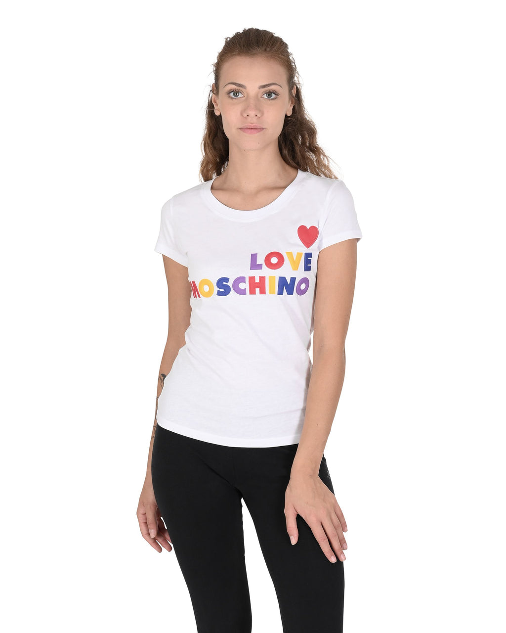 Camiseta de mujer Love Moschino W 4 B19 5B M 4083 A00 BLANCO ÓPTICO
