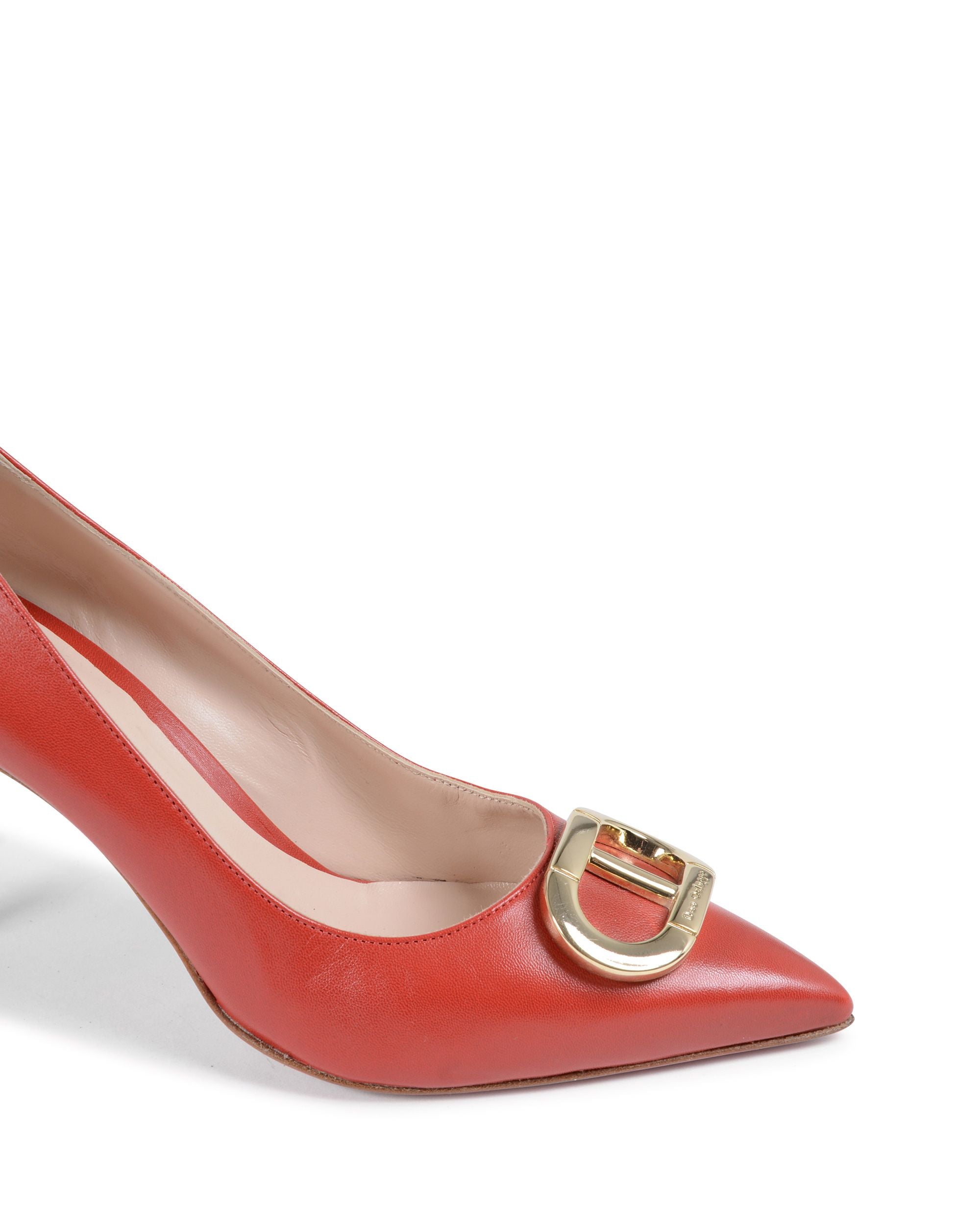 Zapatos de salón con el logotipo de Office Party - Rojos