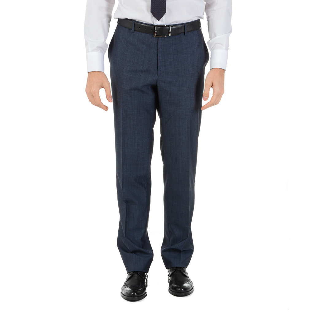 Corneliani Mens Suit Long Sleeves Dark Blue Super 130's