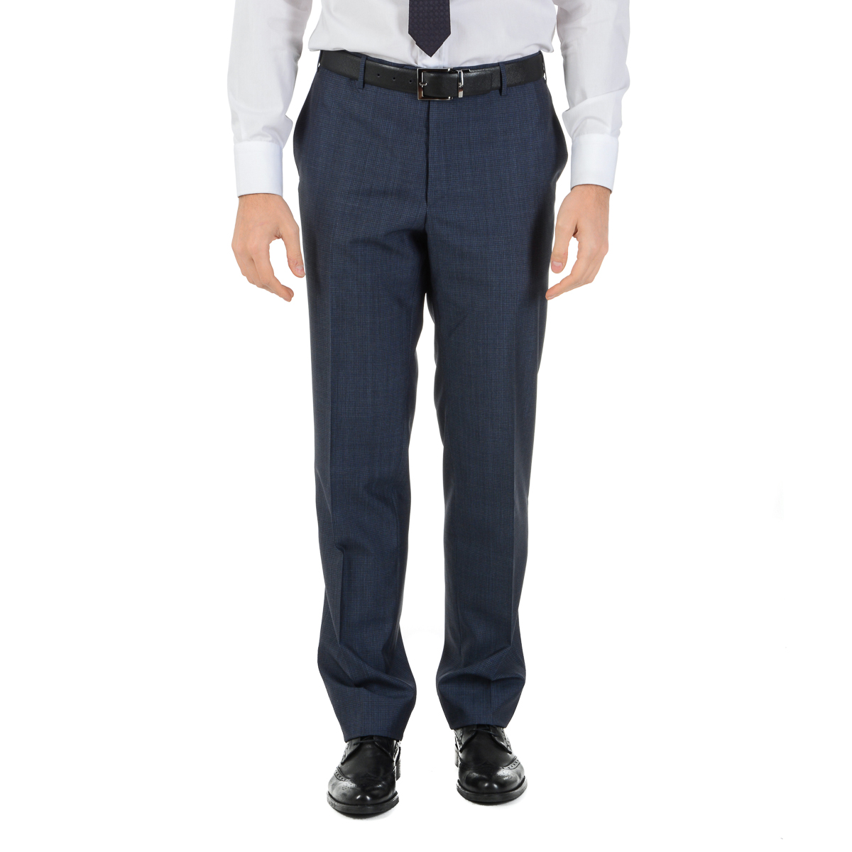 Corneliani Mens Suit Long Sleeves Dark Blue Super 130's