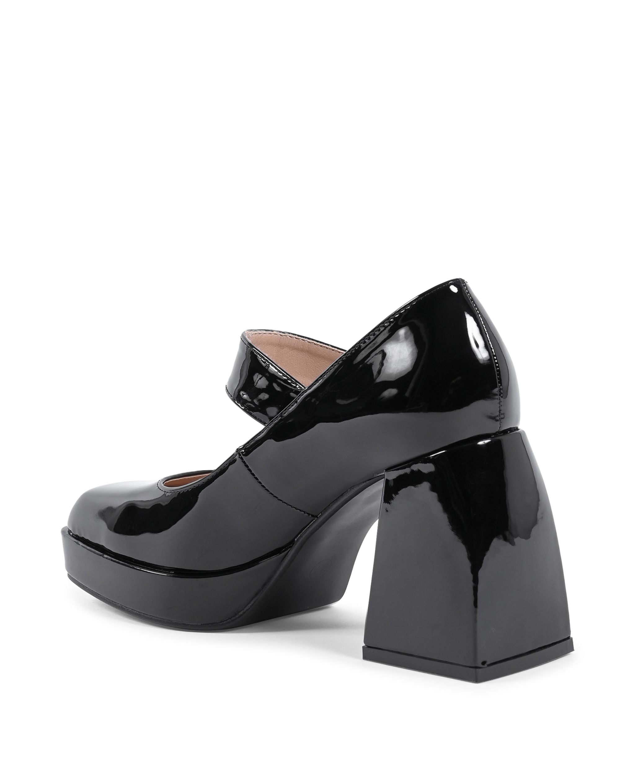 19V69 Italia Zapatos Mary Jane para mujer, color negro, J2962 NERO