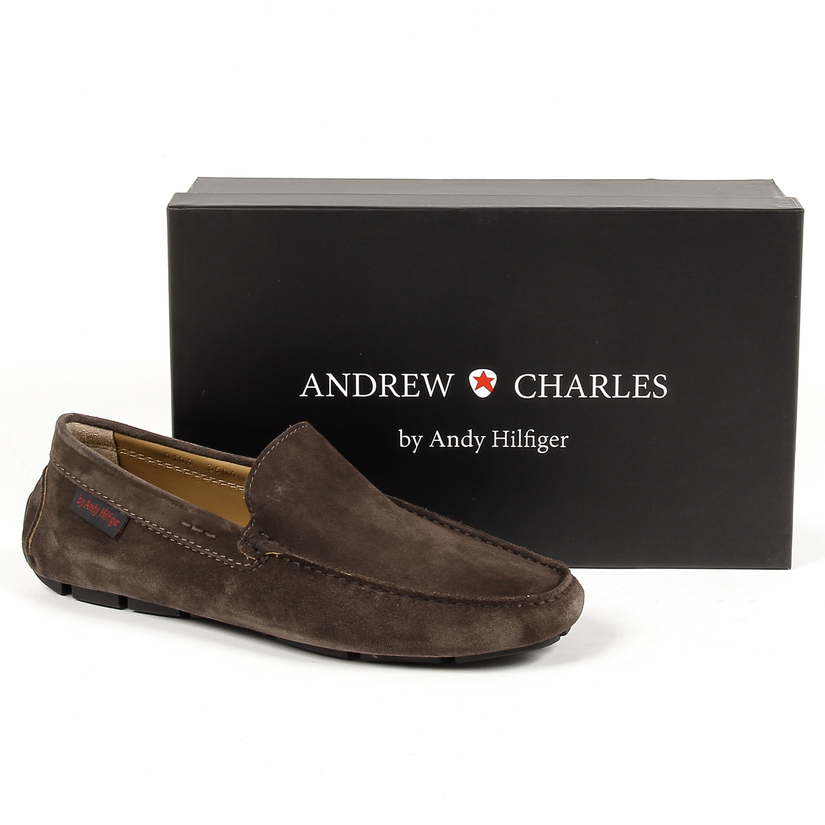 Mocasines Andrew Charles para hombre, color marrón TRON