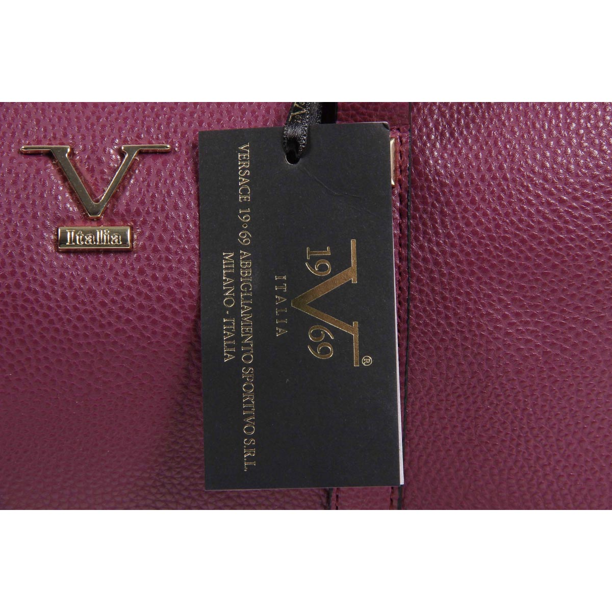 Bolso de mano para mujer V 1969 Italia VE013 PLUM