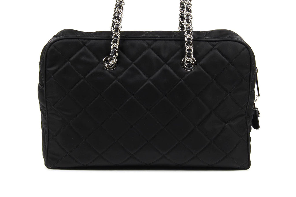 Bolso acolchado Prada BL0774 Nero Tessuto Impuntu