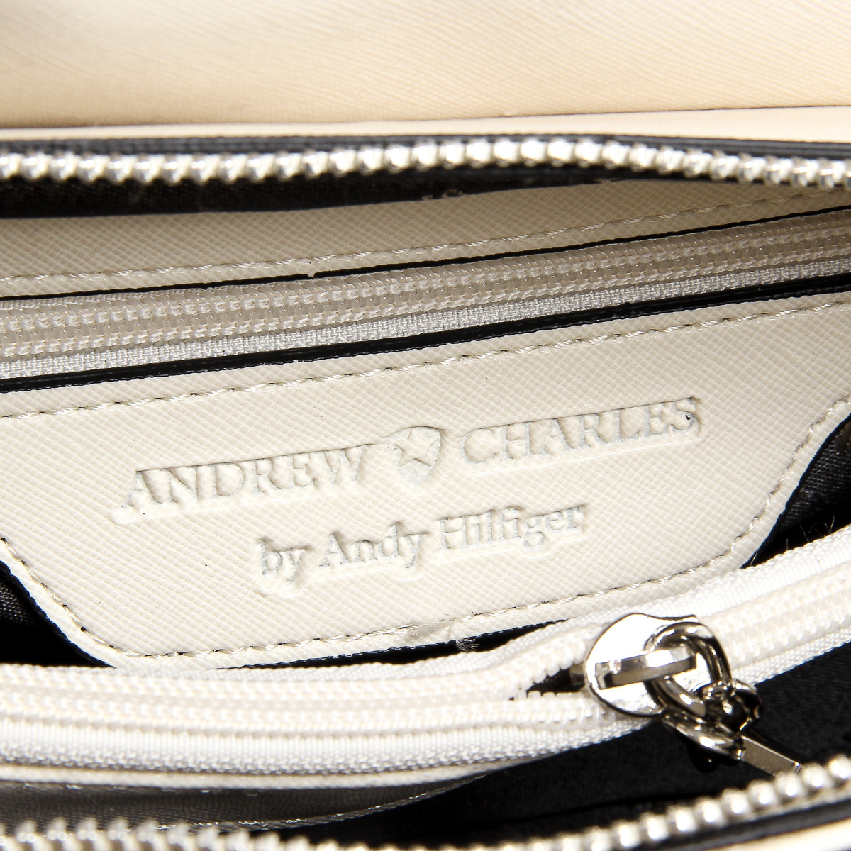 Andrew Charles Womens Handbag Beige VERA