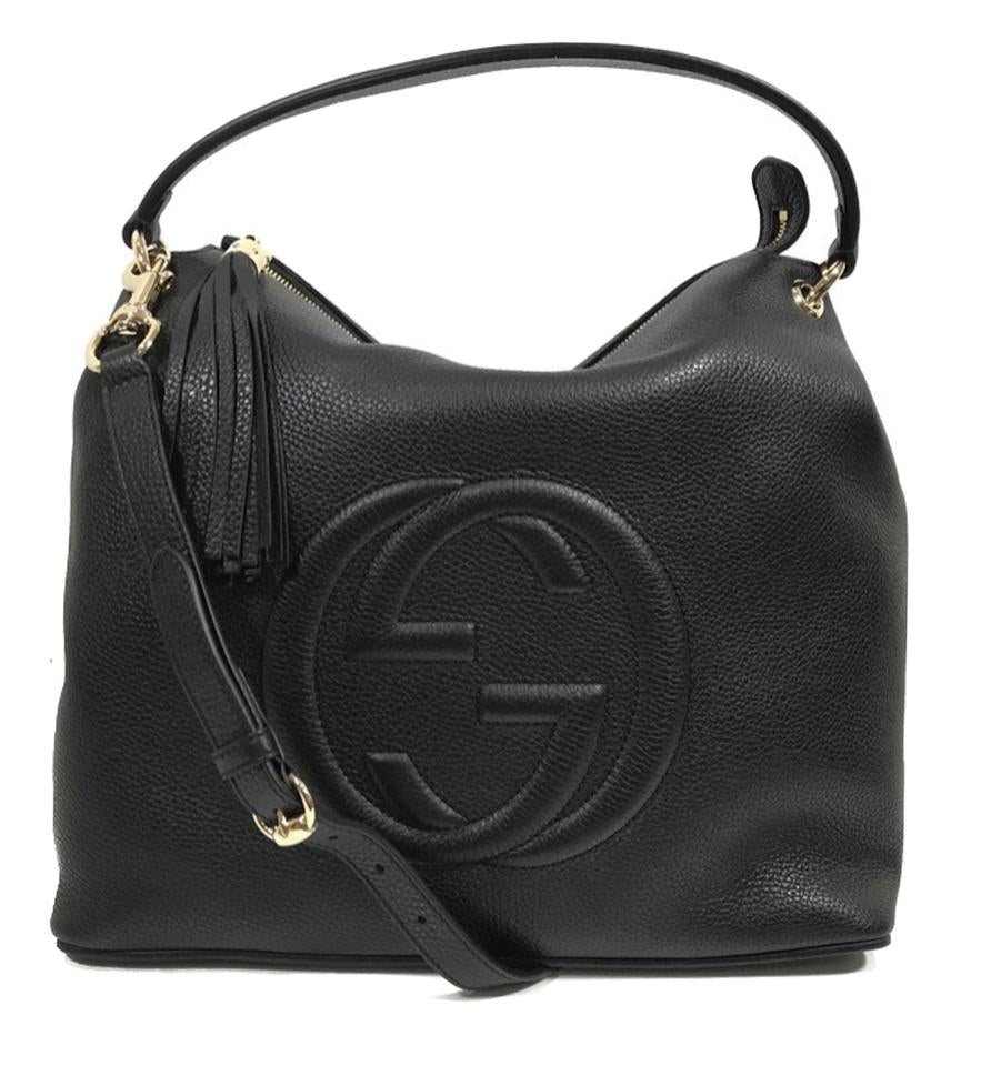 Bolso tote Gucci Soho de piel negro