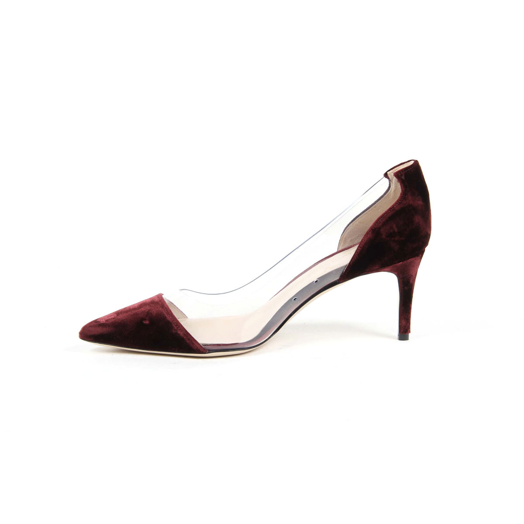 V 1969 Italia Zapatos de salón para mujer 3105124 VELLUTO 391 BURDEOS