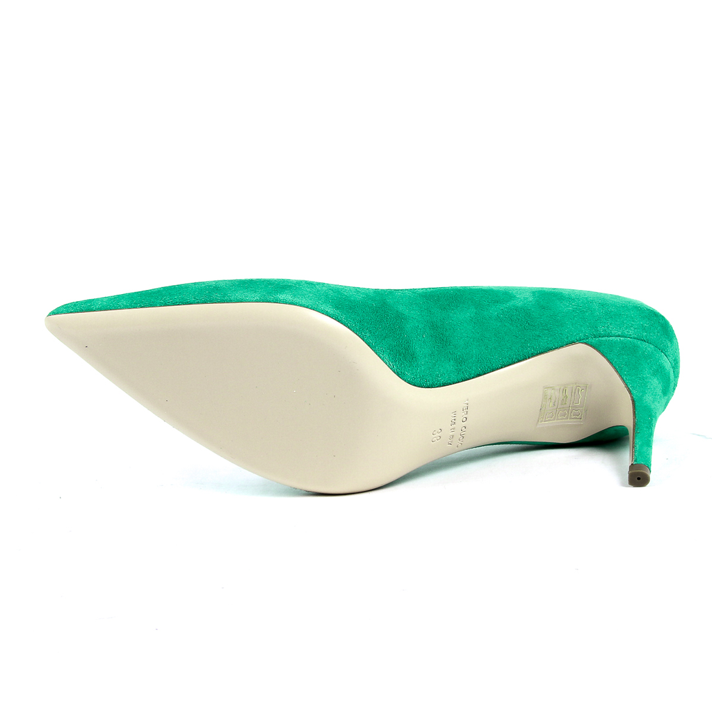Andrew Charles Womens Pump Green CLEO
