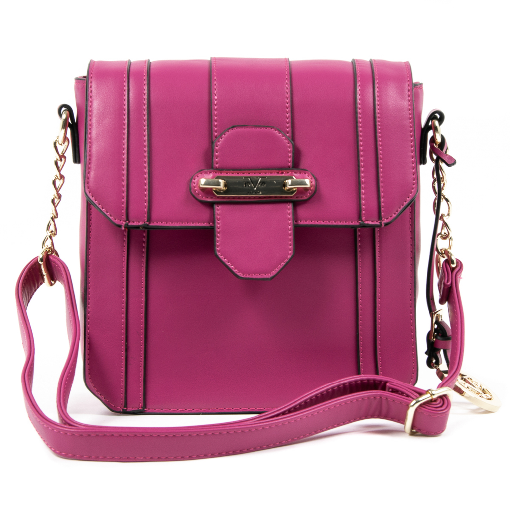 Bolso de mano para mujer V 1969 Italia Fuxia LINDA