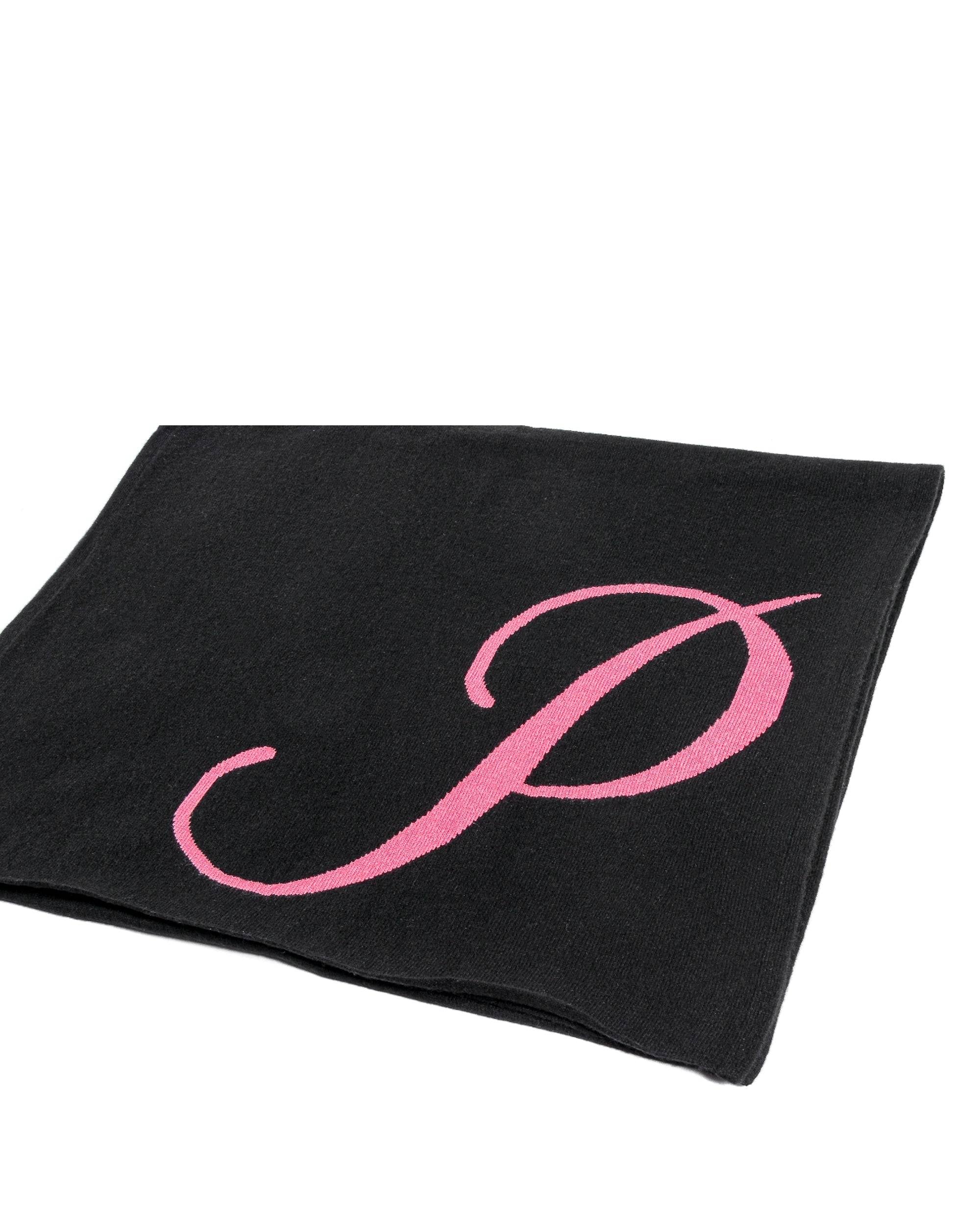 Bufanda con monograma de Dee Ocleppo DEAN VILLAGE BLACK P