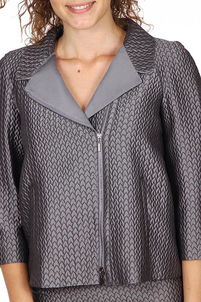 Chaqueta de mujer con cremallera Armani Collezioni PMG32T PM111 016