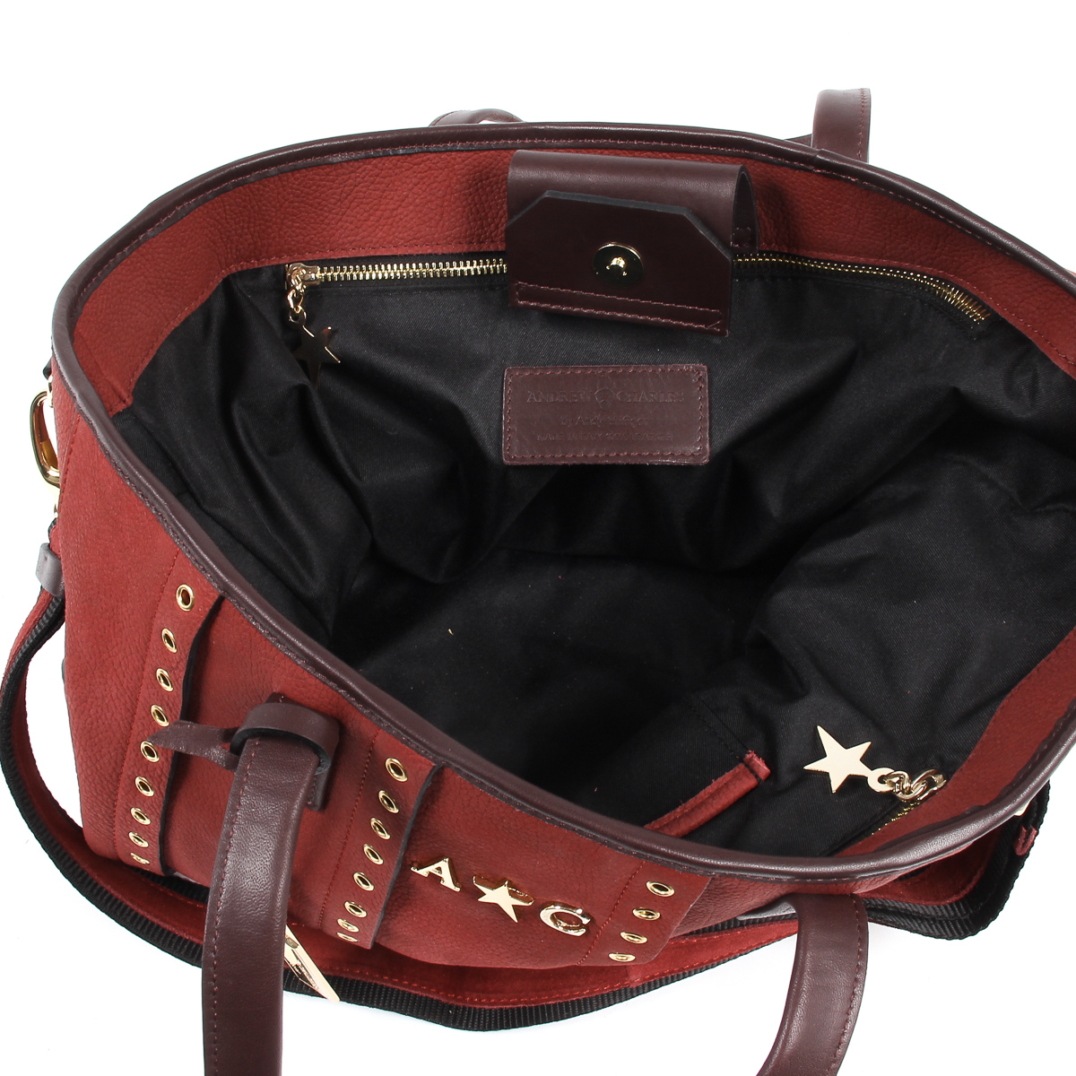Bolso de mano para mujer Andrew Charles Beige MARTA