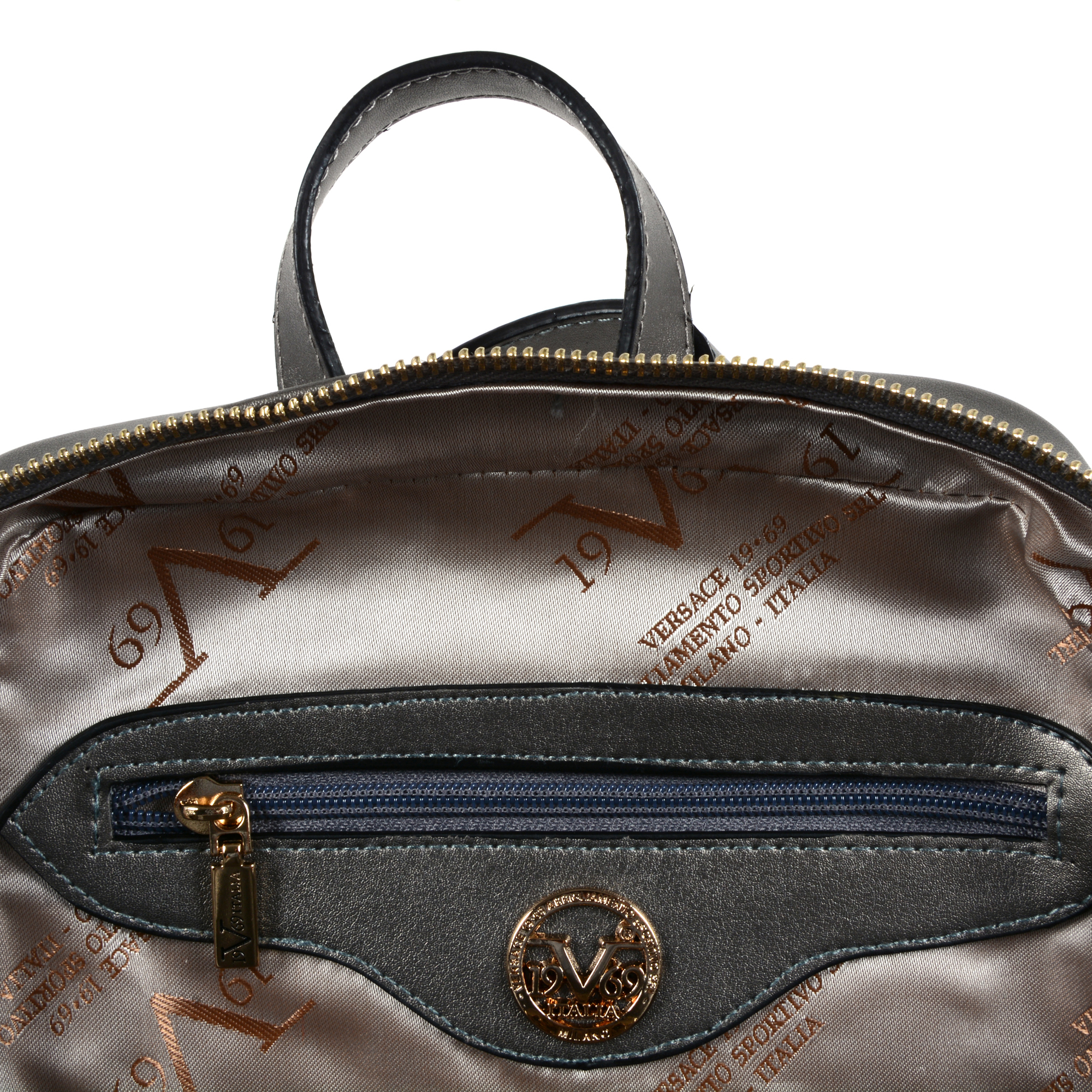 V 1969 Italia Womens Backpack Silver ISTANBUL