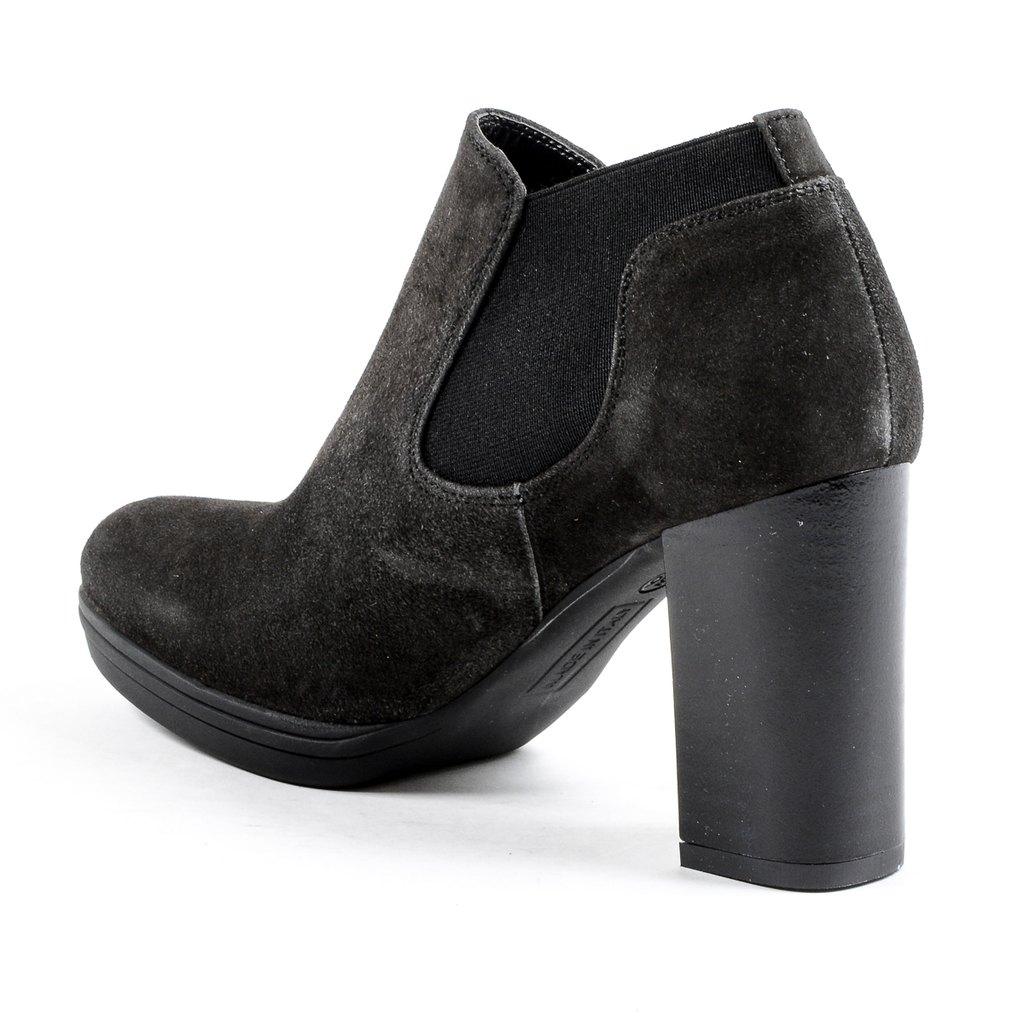 V 1969 Italia - Botines de tacón para mujer, color gris oscuro, GRACY