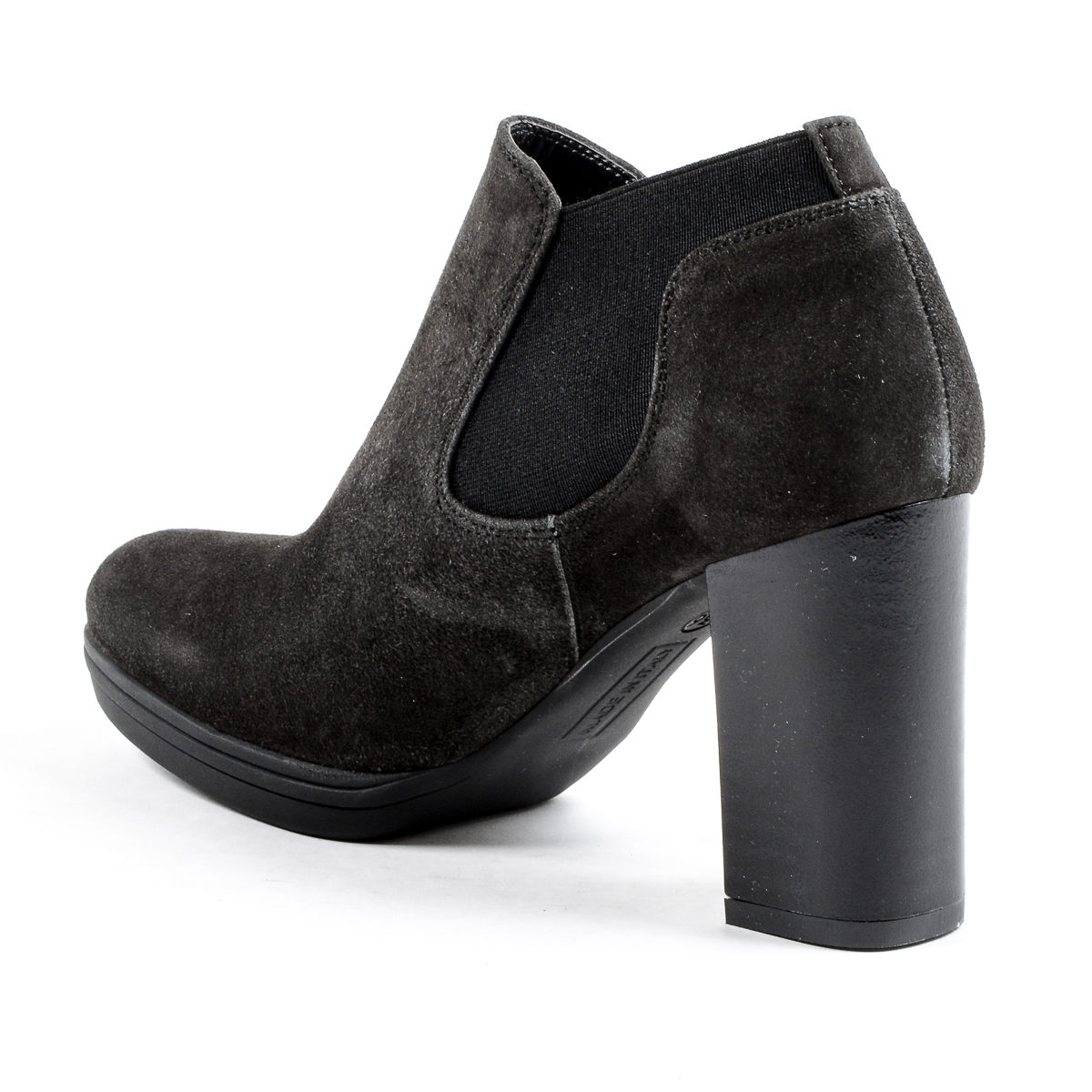 V 1969 Italia - Botines de tacón para mujer, color gris oscuro, GRACY
