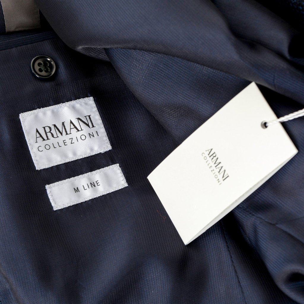 Armani Collezioni Mens Jacket Dark Blue