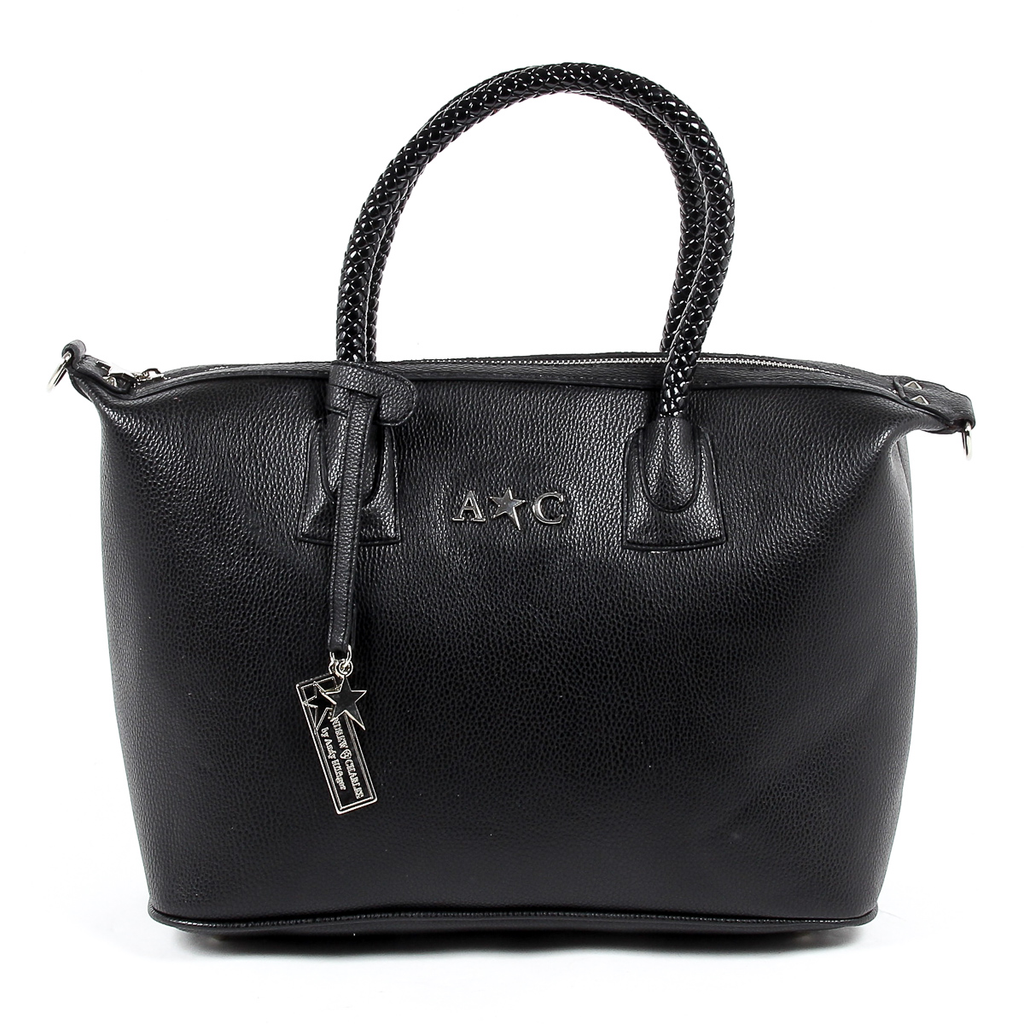 Bolso de mano para mujer Andrew Charles negro DARSEY