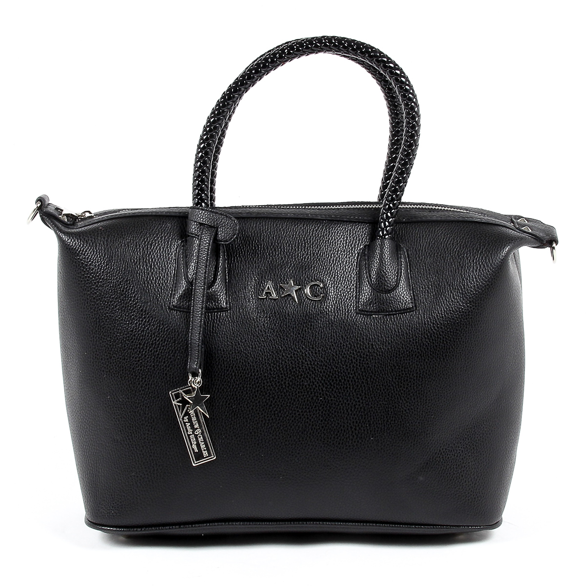 Bolso de mano para mujer Andrew Charles negro DARSEY