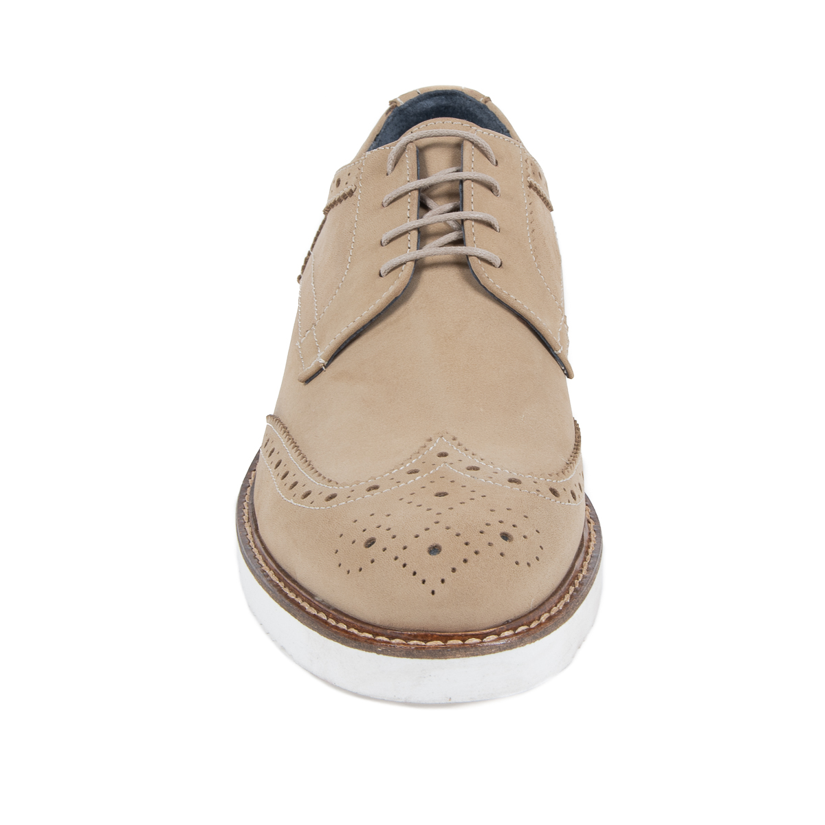 V 1969 Italia Zapato brogue para hombre Taupe HARRY 5141 NABUK VAR 1