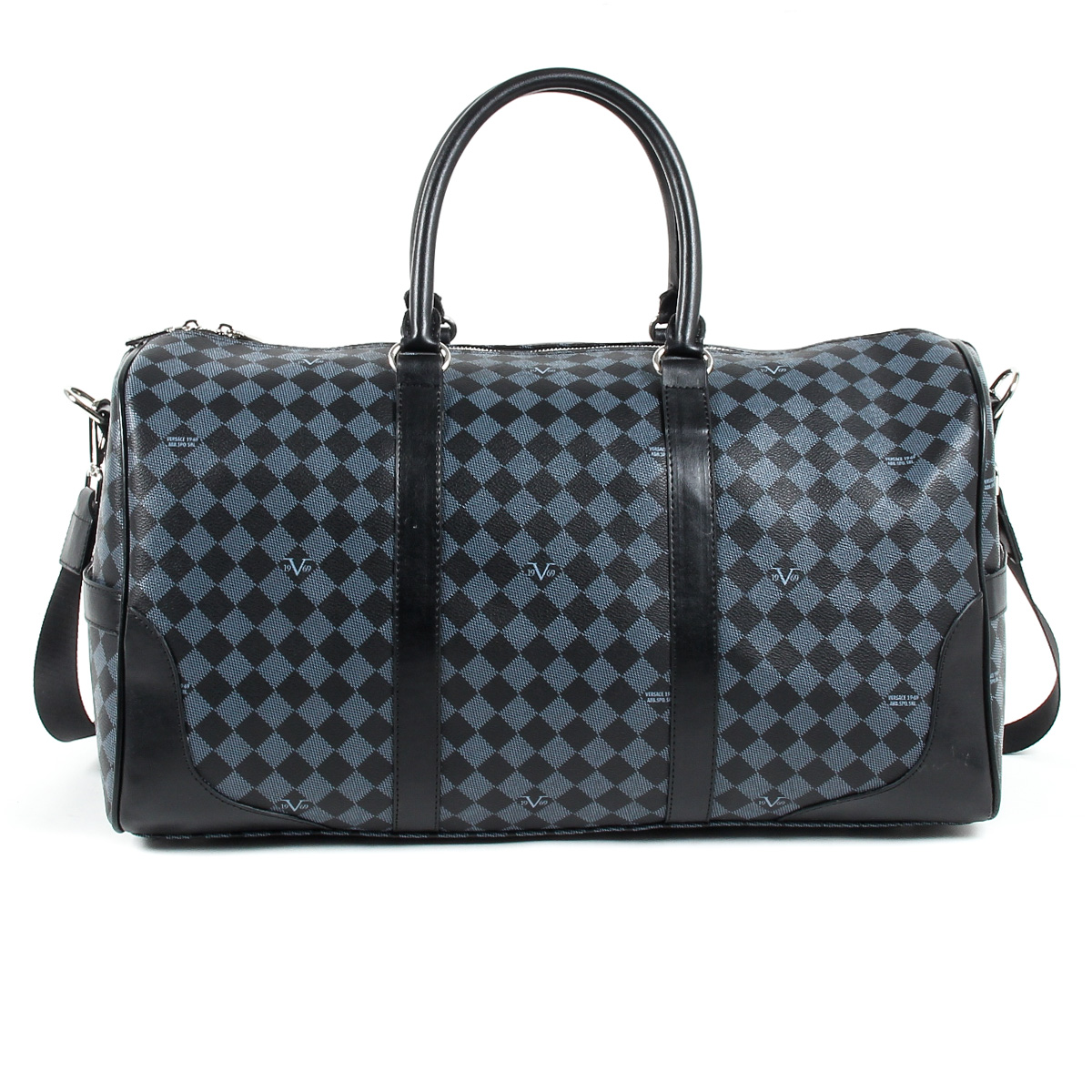 Bolso deportivo para hombre V 1969 Italia V1969015 GRIS NEGRO