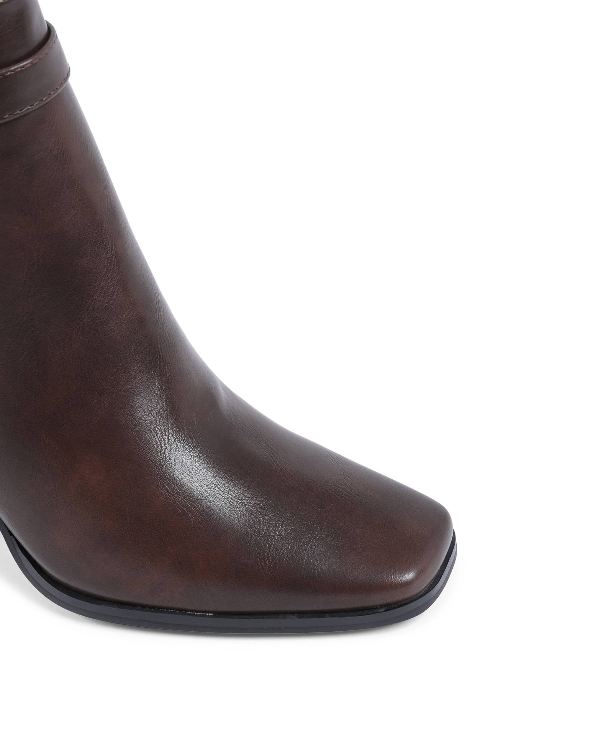 19V69 Italia Botines para mujer Marrón X730 MARRONE