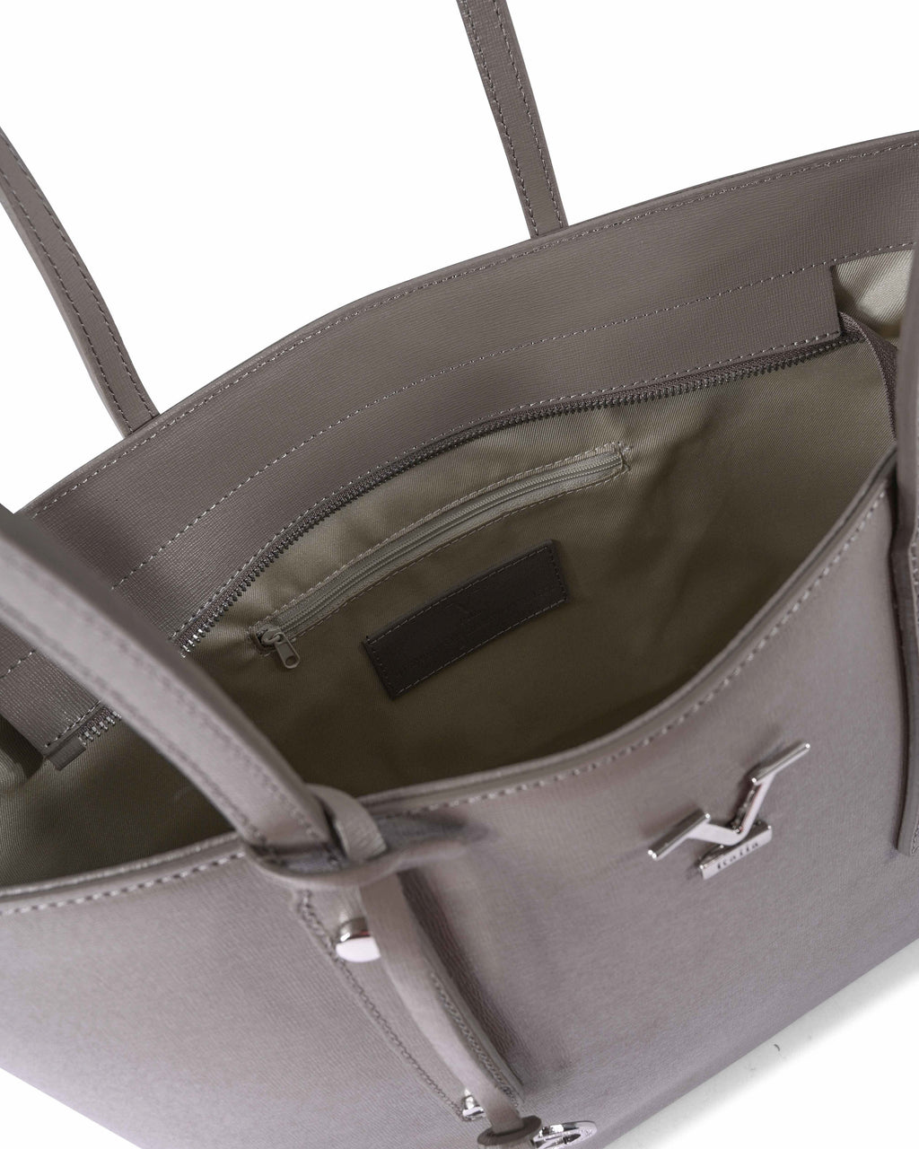 Bolso de mano para mujer V Italia CB1070 SAFFIANO TAUPE