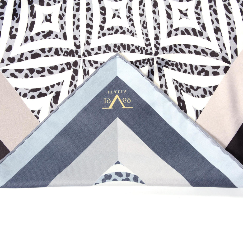 V 1969 Italia Womens Foulard Multicolor VIOLET