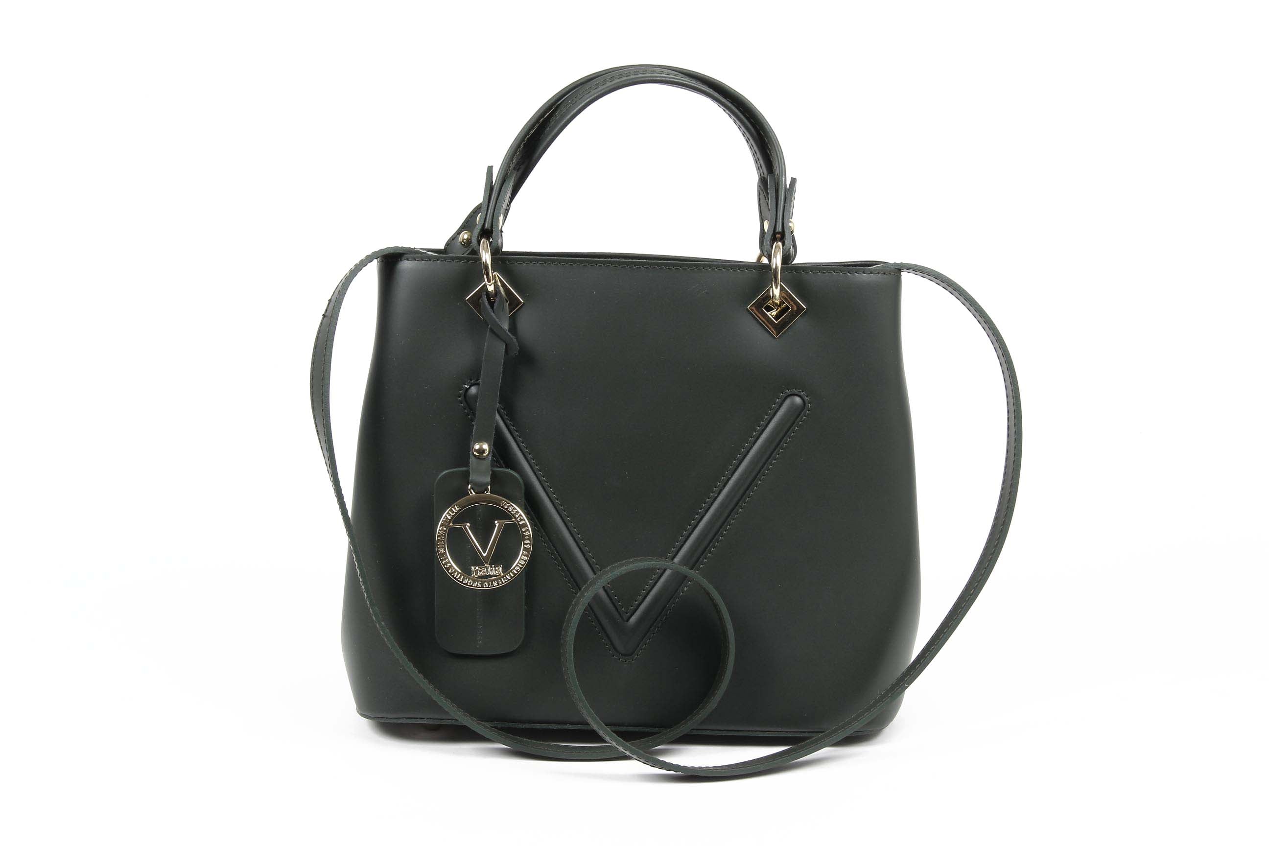 Bolso Mujer V 1969 Italia V004/2 RUGA VERDE BOTTIGLIA