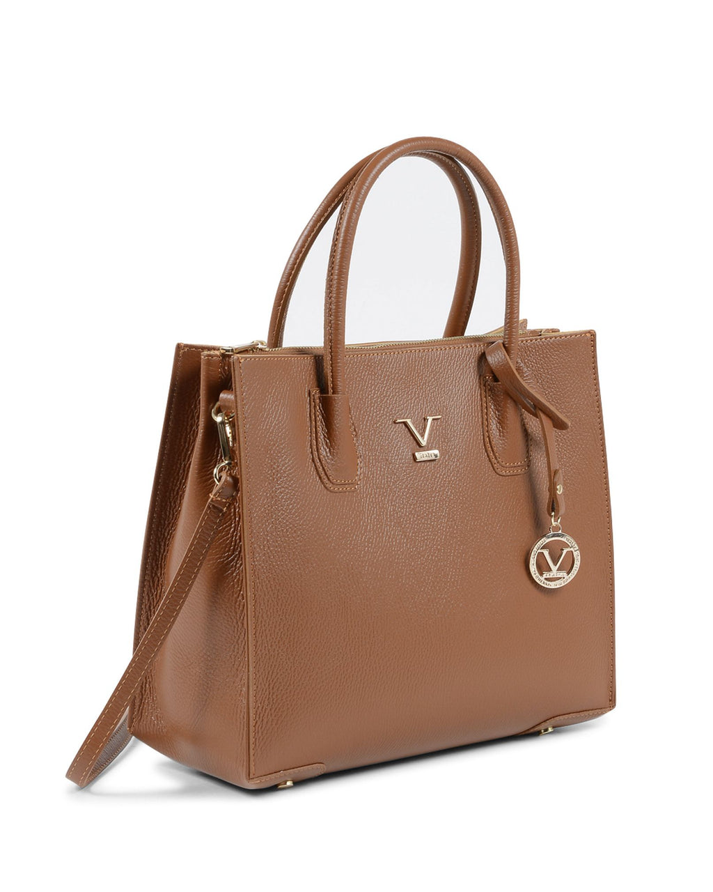 Bolso de hombro Mujer V Italia Bronceado BE10275 52 DOLLARO CUOIO