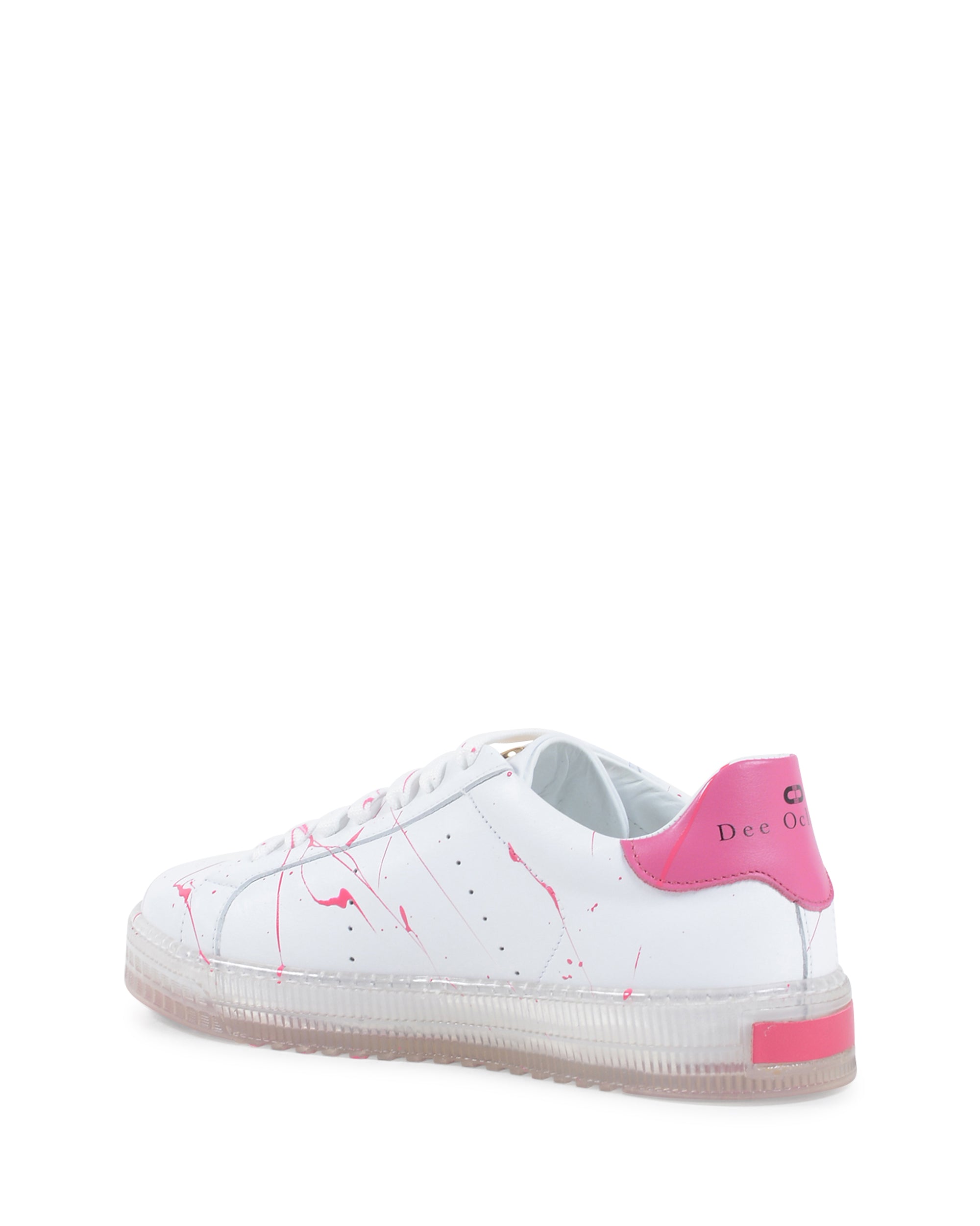 Zapatillas Splatter - Blanco Fucsia