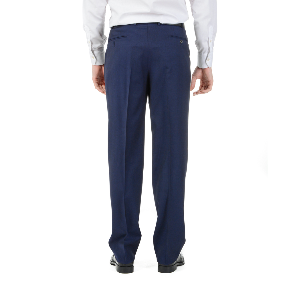 Corneliani Mens Suit Long Sleeves Blue Super 110's