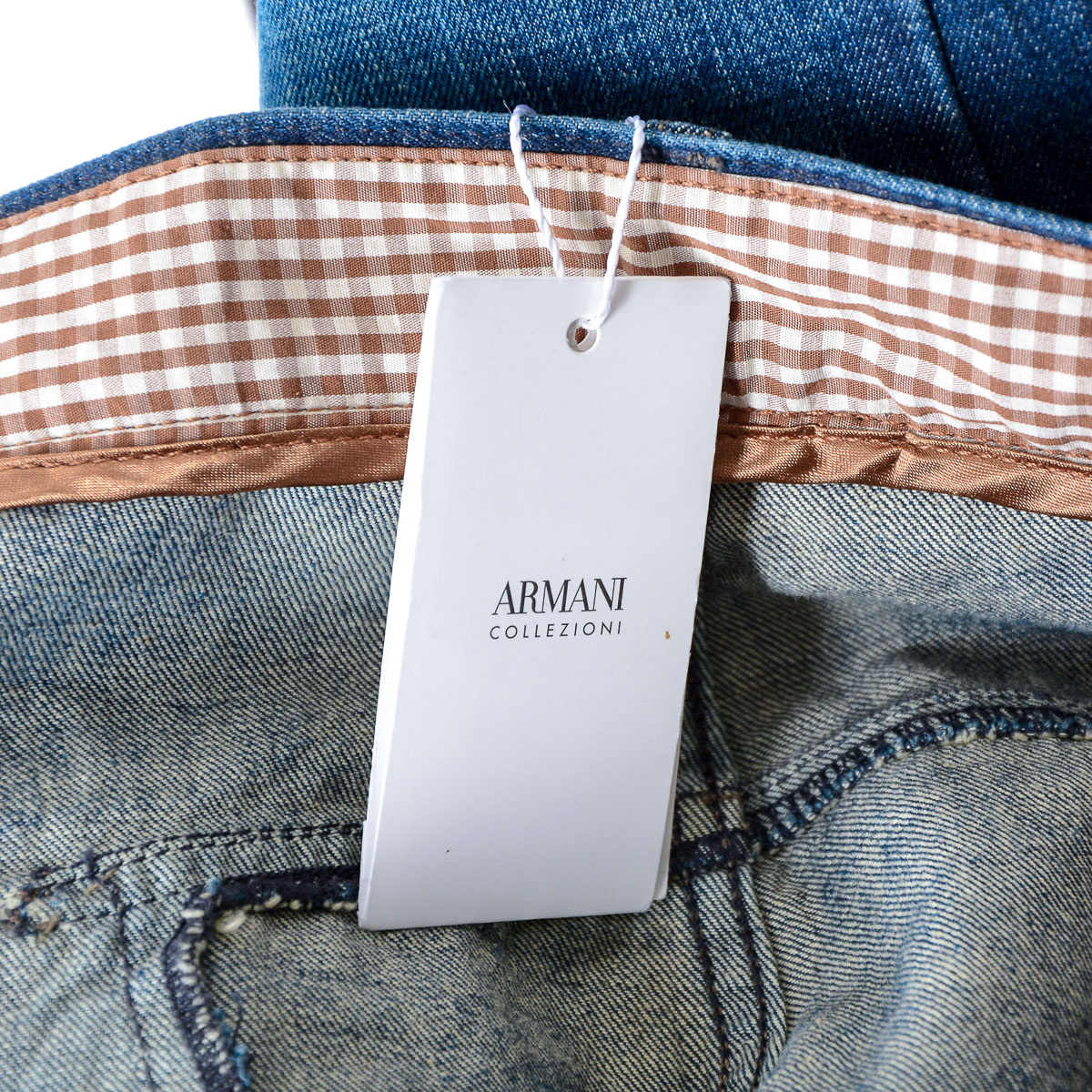 Armani Collezioni Mens Jeans Light Blue