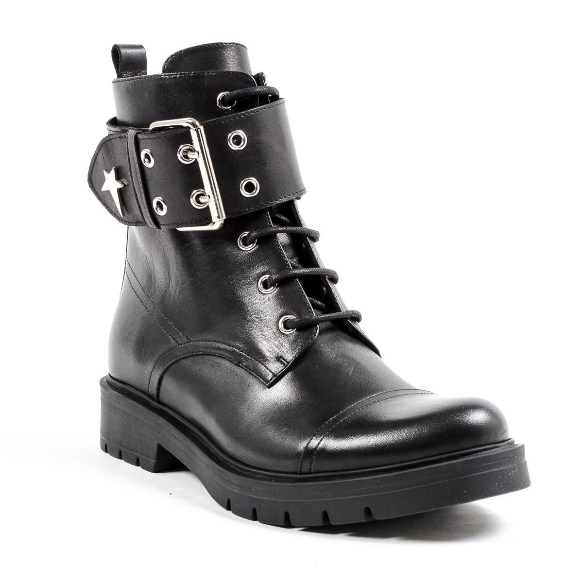 Andrew Charles Womens Short Boot Black MEG