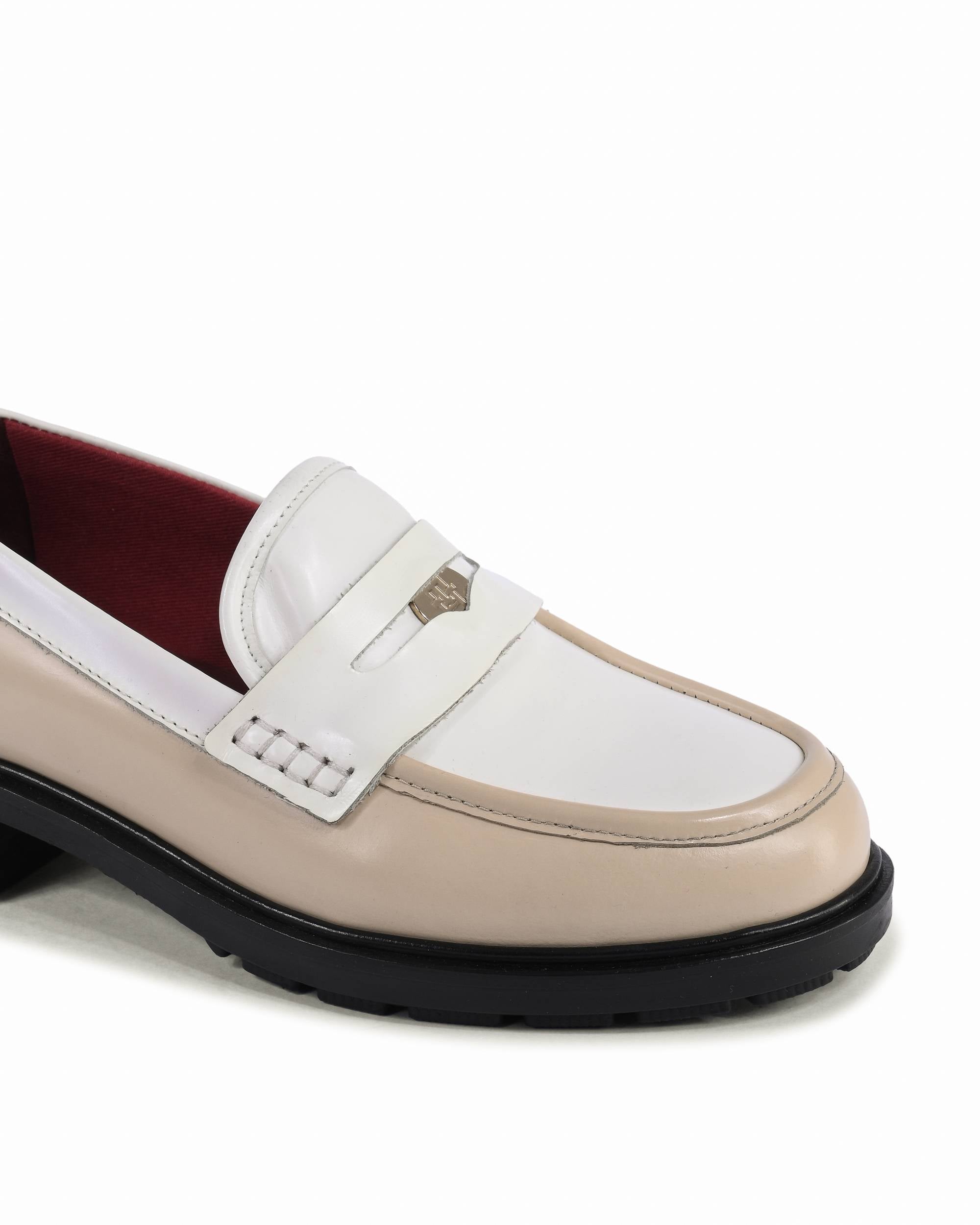 Zapatos casuales Tommy Hilfiger para mujer BEIGE FW0FW07360ACI