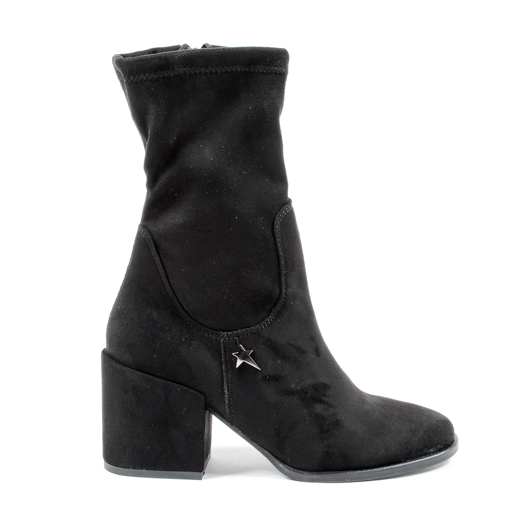 Andrew Charles Womens Short Boot Black JONI