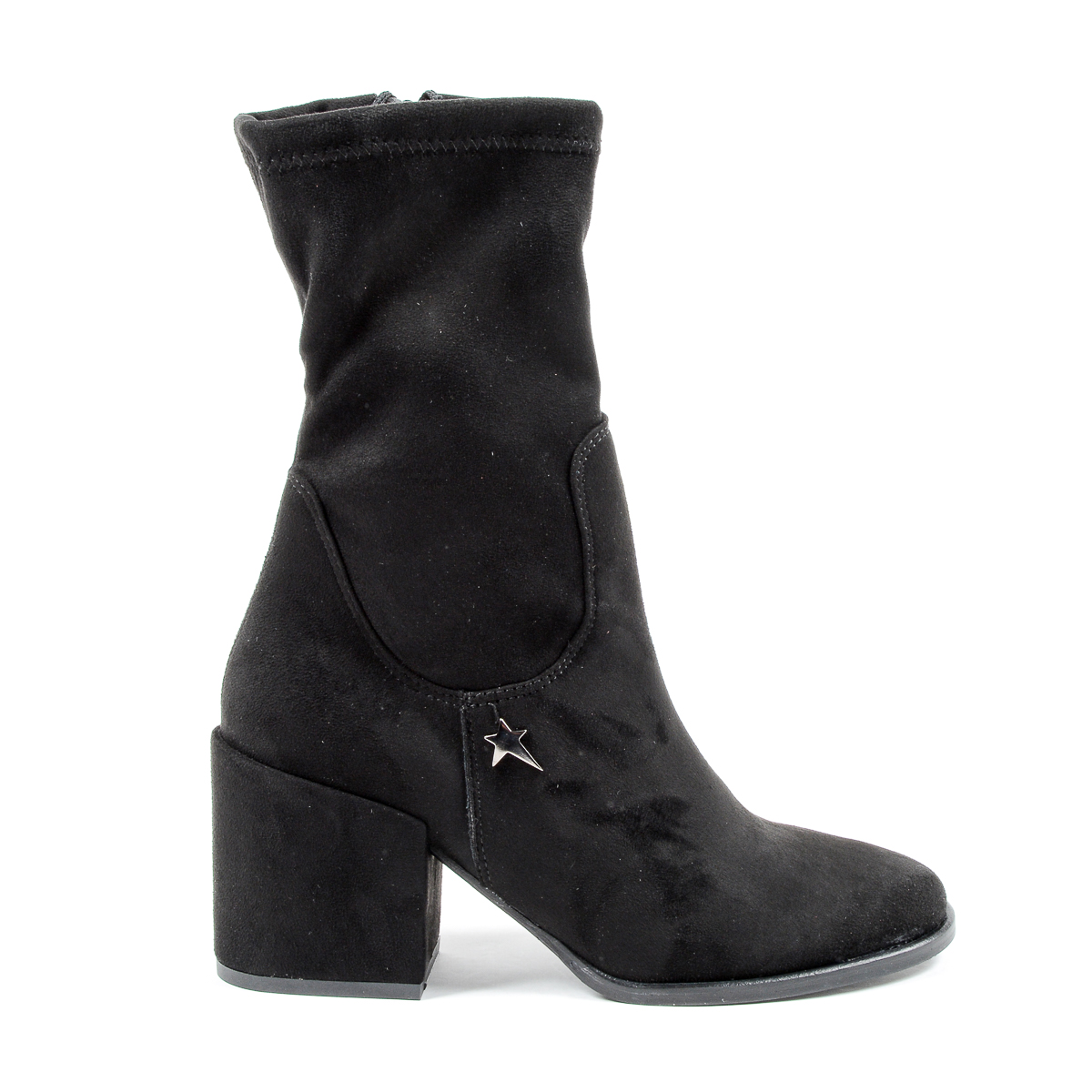 Andrew Charles Womens Short Boot Black JONI