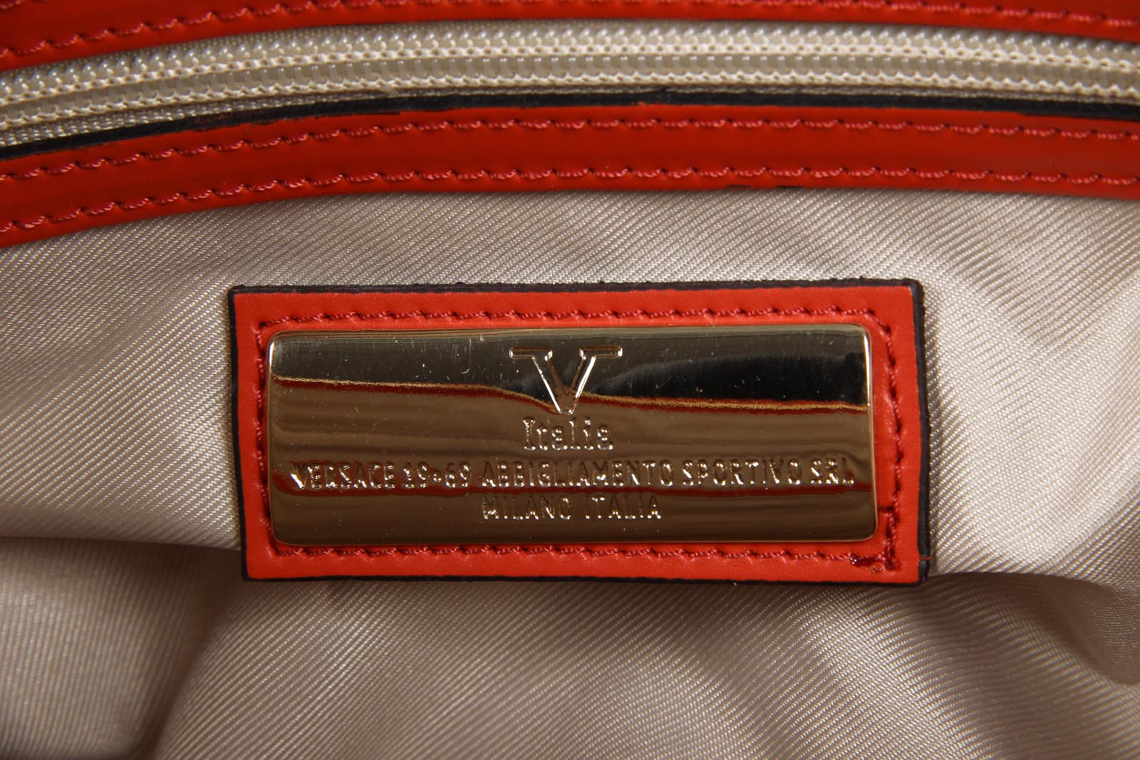 V 1969 Italia Bolso de mujer E252/52 RUGA/SPECCHIO ROSSO/218