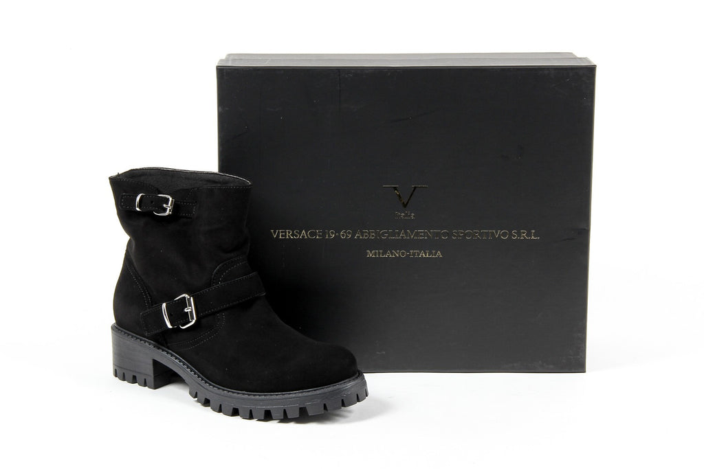 Bota corta para mujer V 1969 Italia B1441 CAMOSCIO NERO
