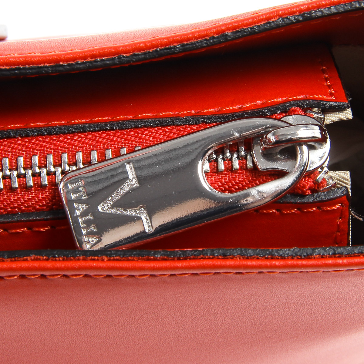 Bolso de mano para mujer V 1969 Italia V009-S RUGA ROSSO