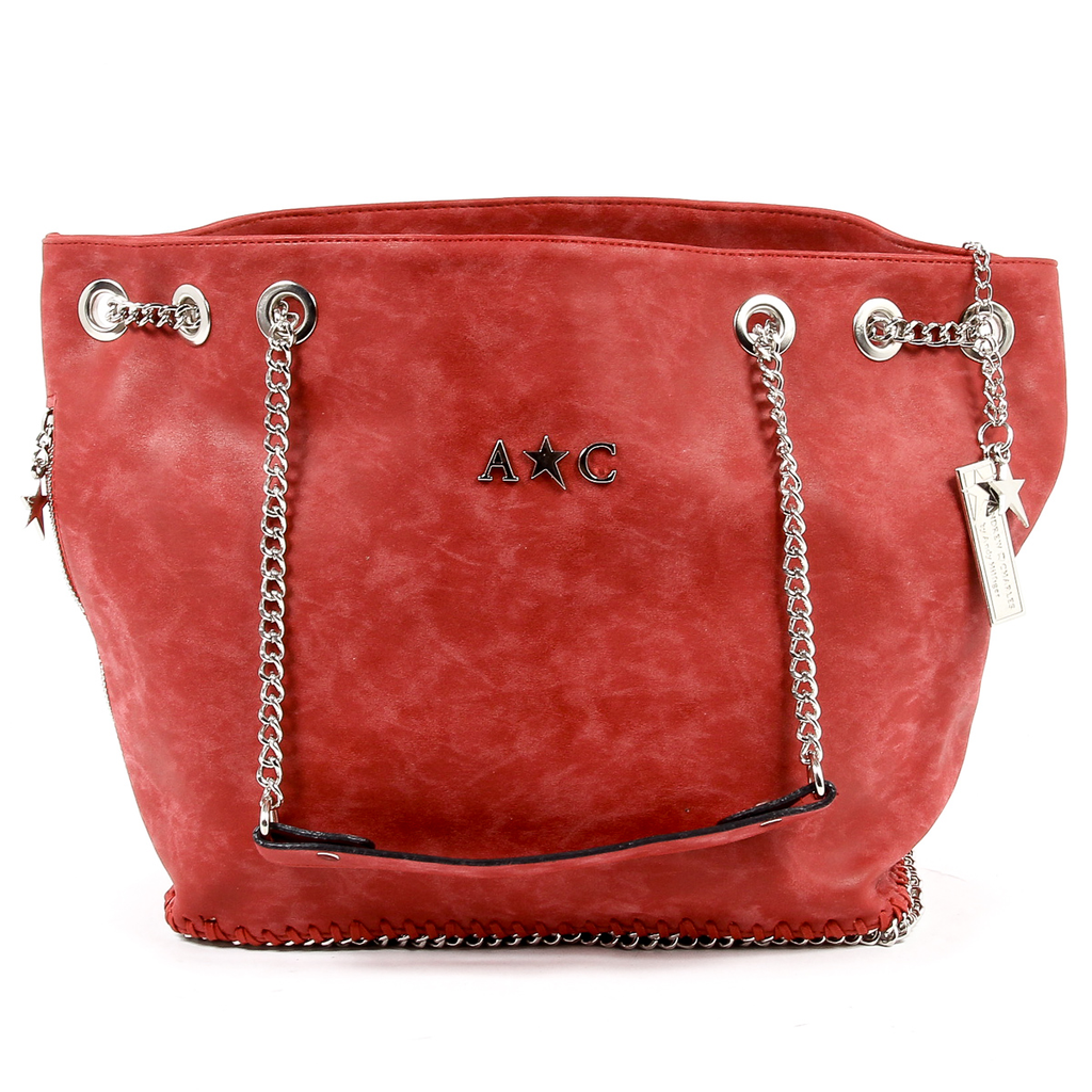 Bolso de mano para mujer Andrew Charles rojo KIARA