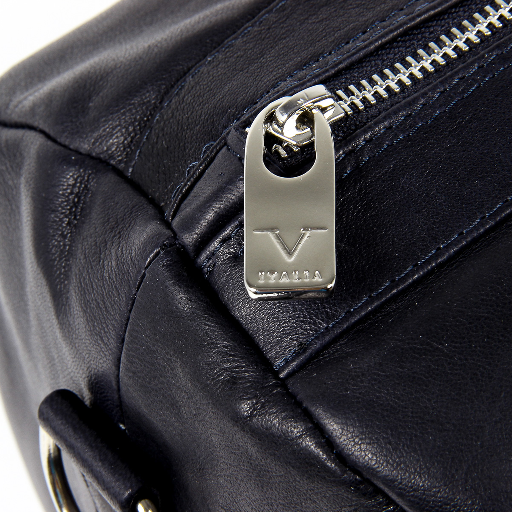 V 1969 Italia Mens Sport Bag Blue BERLINO