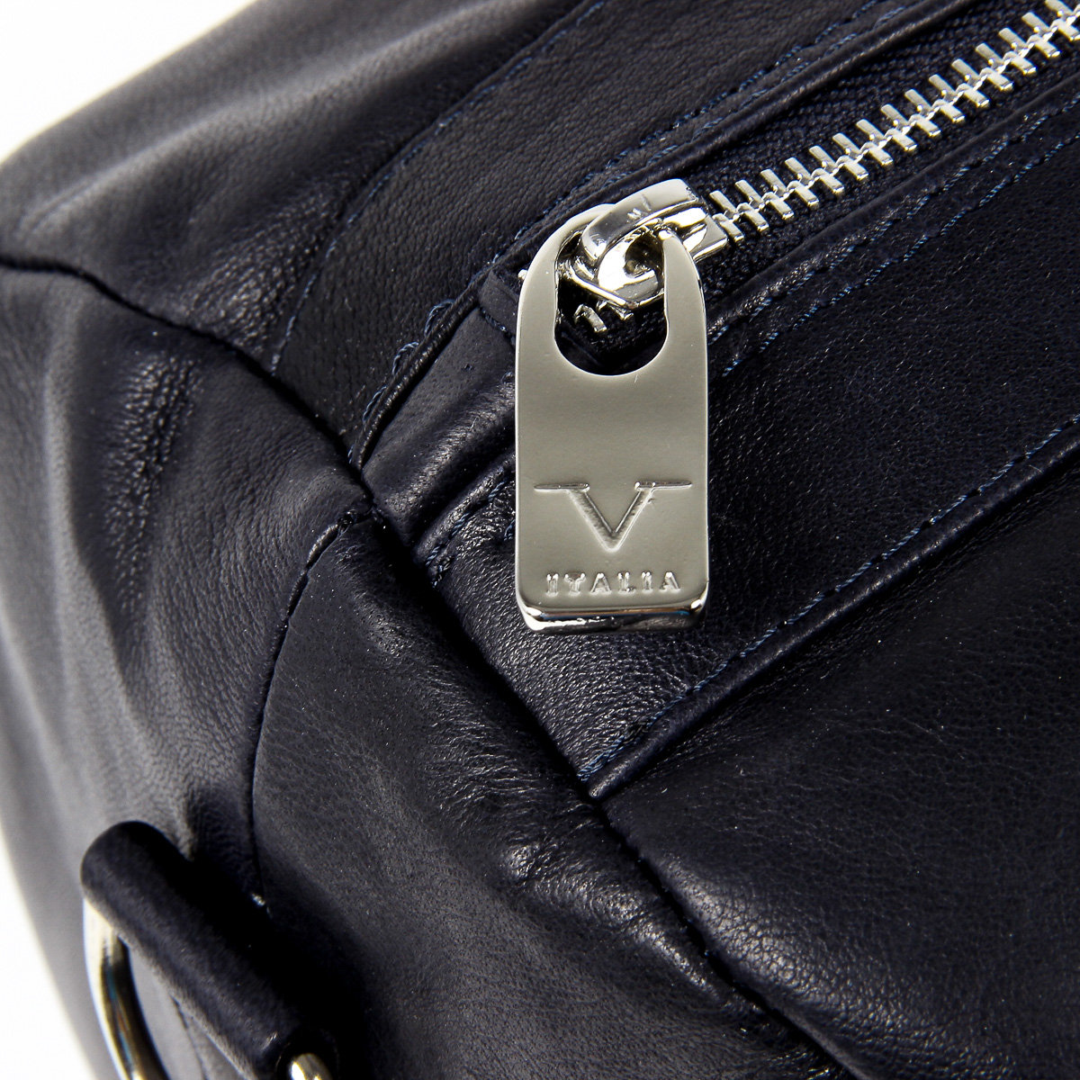 V 1969 Italia Mens Sport Bag Blue BERLINO